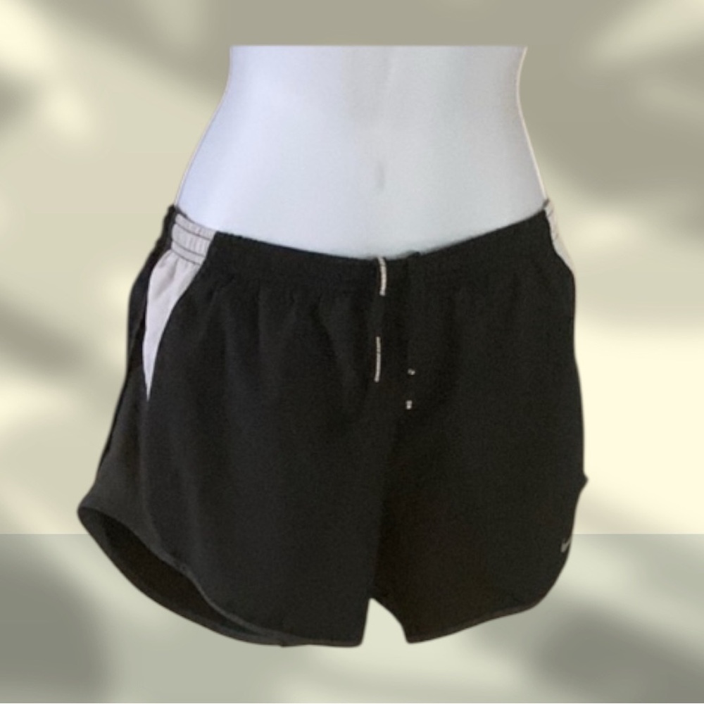 Nike Black Athletic Shorts with Elastic Waistband
